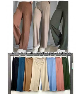 Spodnie damskie - Duże rozmiary. Made in Italy 0507V015 (38-48, 6)