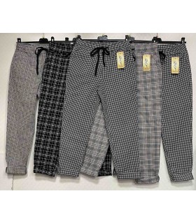 Spodnie damskie, Duże rozmiary. Made in Italy 0907N124 (2XL-6XL, 5)