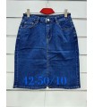 Spódnica damska jeansowa - Duże rozmiary 1007V023 (42-50, 10)