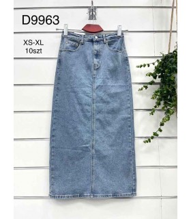 Spódnica damska jeansowa 1007V064 (XS-XL, 10)