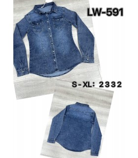 Kurtka damska jeansowa 1007N091 (S-XL, 10)