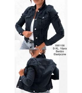 Kurtka damska jeansowa 1207V034 (S-XL, 10)