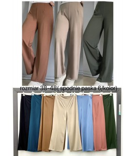 Spodnie damskie - Duże rozmiary. Made in Italy 1607V120 (38-48, 6)