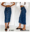Spódnica damska jeansowa 1607V166 (XS-XL, 10)