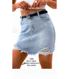 Spódnica damska jeansowa 2007V126 (XS-XL, 12)