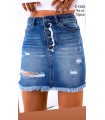 Spódnica damska jeansowa 2007V127 (XS-XL, 10)