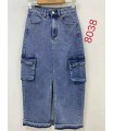 Spódnica damska jeansowa 2307V130 (XS-XL, 12)