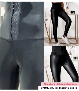 Spodnie damskie skórzane 2307N060 (S/M,L/XL, 12)