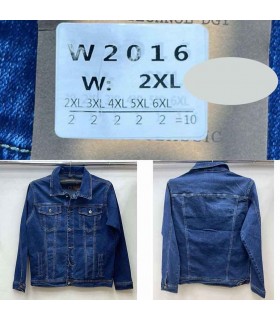 Kurtka jeansowa damska - Duże rozmiary 2407V178 (2XL-6XL, 10)