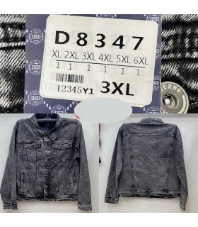 Kurtka jeansowa damska - Duże rozmiary 2407V182 (XL-6XL, 6)