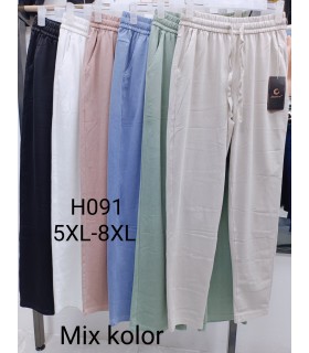 Spodnie damskie, Duże rozmiary 2507N133 (5XL-8XL, 12)