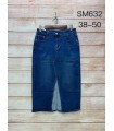 Spódnica damska jeansowa - Duże rozmiary 2607V018 (38-50, 10)